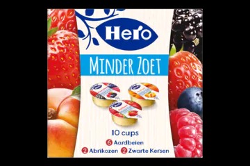 Hero Jam cups variantie minder zoet 
10 x 25 gram