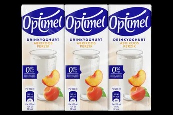 Optimel Drinkyoghurt 
Perzik -Abrikoos 6 x 200 ml