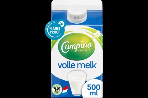 Campina volle melk 
1/2 liter