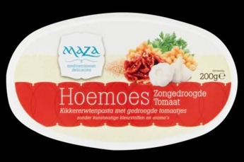 Maza Hoemoes zongedroogde tomaat 
200 gram